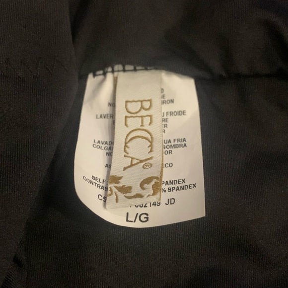 NWOT BECCA by Rebecca Virtue Fine Line Tessa Crossover High Neck Size Large - Picture 7 of 8